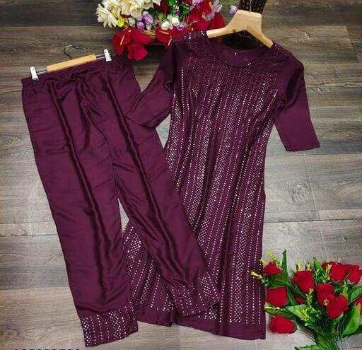 Shubh 3 New Designer Fancy Wear Rayon Kurti With Pant Collection